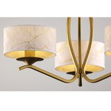 Jupiter 2109 - Luster na šipci KASZMIR 3xE27/15W/230V bela/zlatna/dekor mramora | Eponuda.com
