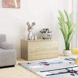 vidaXL Škrinja za pohranu boja hrasta 84x42x46 cm konstruirano drvo | shoptok.hr