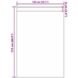  Zavjese za blackout s prstenovima 2 pcs Tirkizna 175 x 140 cm | shoptok.hr
