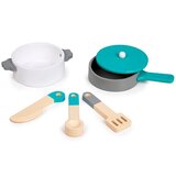 ECO TOYS EcoToys drvena dječja kuhinja sa 6 dodataka | shoptok.hr