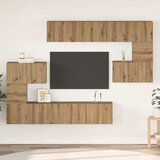 vidaXL Set TV komoda Ostalo s pohranom 8 pcs hrast artisan 80 x 30 x 30 cm | shoptok.hr