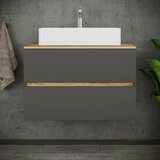 MID.YOU KOPALNICA antracit, medeni hrast | Shoptok.si