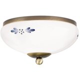 Orion dl 7-672 - stropna svetiljka landhaus 1xE27/60W/230V prečnik 21 cm bronza/bela | Eponuda.com