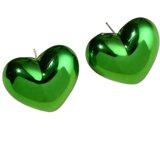 IZMAEL Naušnice AD-33378 - Heart/Zelena | shoptok.hr