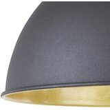 Mömax viseča Svetilka Jimmy, Črna, Zlata, Ø Ca. 30 Cm, 60 W | Shoptok.si