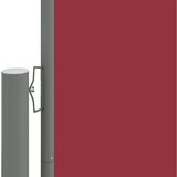 vidaXL Zložljiva stranska tenda rdeča 200x1200 cm | Shoptok.si