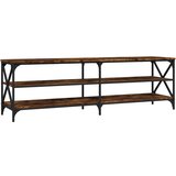 Maison Chic TV omarica - TV stojalo - Televizijska omarica dimljeni hrast 160x40x50 cm inženirski les, (21700052) Cene