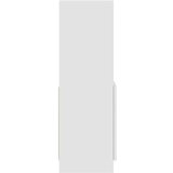 vidaXL Visoka omara bela 92x33x100 cm inženirski les | Shoptok.si