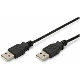 Digitus USB 2.0 priključni kabel [1x USB 2.0 utikač A - 1x USB 2.0 utikač A] 1 m crni Cijene