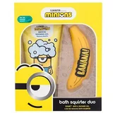 Minions Bath Squirter Duo darilni set gel za prhanje Bath & Shower Gel Banana Muffin 150 ml + igračka za otroke