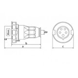 Madras doo Beograd UTIKAČ UKO-UTO BEMIS IP67 16A 3P+E+N 380V BC1-1505-7011 | ePonuda.com