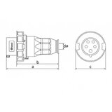  utikač uko-uto bemis IP67 16A 3P+E+N 380V BC1-1505-7011 | Eponuda.com