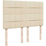 vidaXL Krevet s oprugama i madracem krem 140x200 cm od tkanine | shoptok.hr