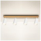  Brilagi - Spot svetiljka SELE 4xGU10/30W/230V bela/dekor hrasta | Eponuda.com