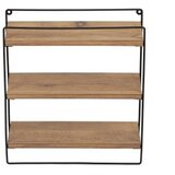 Hanah home eve oakblack wall shelf | ePonuda.com