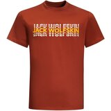 Jack Wolfskin strobe t m, muška majica za planinarenje, crvena 1808591 Cene