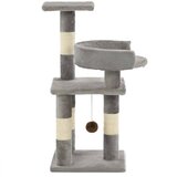  Penjalica za mačke sa stupovima za grebanje od sisala 65 cm siva | Eponuda.com
