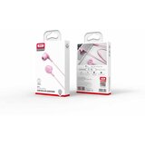 XO žičane slušalice EP46 mini jack sa poništavanjem buke pink boje | shoptok.hr