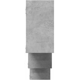  Zidna polica siva boja betona 159x18x66 cm konstruirano drvo | Eponuda.ba
