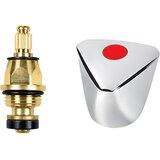 Rosan gornji deo 3/8"-sa ruč., crvena-plast.hrom PGDK38C | Eponuda.com