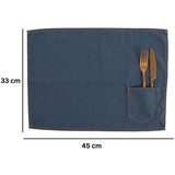 Tiseco Home Studio Tekstilni podmetač 45x33 cm Indigo – | shoptok.hr