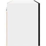 vidaXL Viseča omarica s polico Riga Črna Orehovina 80 x 31 x 40 cm | Shoptok.si