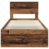  Krevetna konstrukcija Staro drvo 90 x 190 cm Konstruirano drvo | shoptok.hr