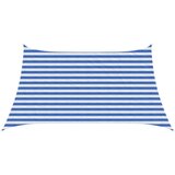 vidaXL Jedrilica za sunčevu sjenu 3 / 4 x 2 m HDPE Pravokutni - Plava i bijela 3/4 x 2 m | shoptok.hr
