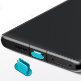 Cadorabo zaščitni pokrovček, združljiv z usb c v svetlo modri barvi za zaščito pred prahom za polnjenje vrat proti prahu, (20621963) | Shoptok.si