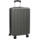 vidaXL Zložljiv kovček trda lupina 24'' Temno siva 43x27x66 cm ABS | Shoptok.si