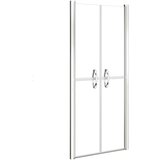 vidaXL Vrata za tuš prozorna ESG 86x190 cm | Shoptok.si