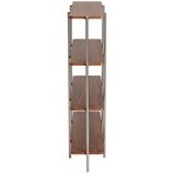 Ellos Home Regal v orehovem dekorju v temni naravni barvi 120x120x30 cm Lyllo – | Shoptok.si