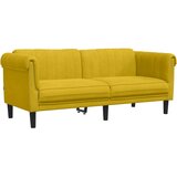  2-dijelni set sofa žuti baršunasti | Eponuda.com