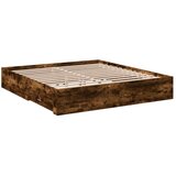  Okvir kreveta s ladicama boja hrasta 200x200 cm | Eponuda.ba