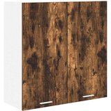 vidaXL viseći ormarić s policom riga dimljeni hrast 80 x 31 x 80 cm | shoptok.hr