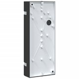  Vanjska zidna svjetiljka crna od lijevanog aluminija 80 x 100 x 240 mm | shoptok.hr