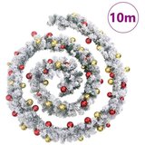  Božićna girlanda s LED svjetlima zelena 10 m PVC | shoptok.hr
