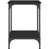  Stolić za kavu crni 40 x 40 x 55 cm od konstruiranog drva | Eponuda.ba