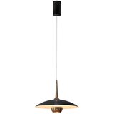  MAXLIGHT P0676 - LED luster na sajli MANUKA LED/12W/230V prečnika 28 cm zlatna/crna Cene