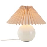 Ellos Home Bež/kremno bela tekstilna namizna svetilka (višina 22 cm) Mimmi – | Shoptok.si