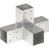 vidaXL spojnik za stupove u x-obliku od pocinčanog metala 71 x 71 mm Cijene