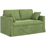  Set sofe 2 pcs Svijetlo zelena 138 x 78 x 80 cm Baršun | shoptok.hr