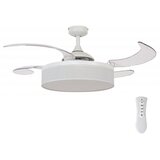  FANAWAY 511030 - LED plafonski ventilator FRASER 3xE27/20W/230V beli + daljinski upravljač | Eponuda.com