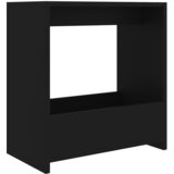 Furnova Stranska mizica črna 50x26x50 cm iverna plošča, (21914880) | Shoptok.si