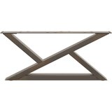  Noge za mizo za kavo 2 kosa Naravno jeklo 70x(30-31,3) cm Jeklo | Shoptok.si