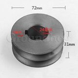 INORCO Polea de correa trapezoidal tipo A Polea de doble ranura Material de la polea Hierro fundido Diametro 50mm-100 Accesorios de herramientas elctricas, (21981497) | Shoptok.si