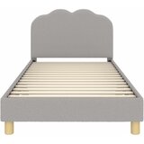  Krevet za djecu s uzglavljem Svjetlosiva 90 x 200 cm Bouclé | shoptok.hr