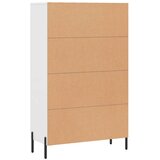  Visoka komoda bijela 69,5 x 31 x 115 cm od konstruiranog drva | shoptok.hr