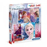 Clementoni frozen 2 sestavljanka/puzzle, 2 x 60 kosov | Shoptok.si