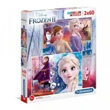 Snježno kraljevstvo 2 Supercolor 2u1 puzzle 2x60kom -